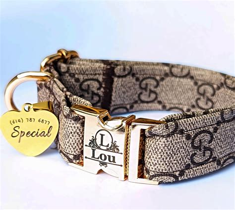 genuine gucci dog collar|extra small designer dog collars.